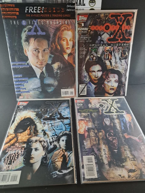 X-Files Topps Comics Book Digest #1, 9,10  and xfiles magazine #1 sealed
