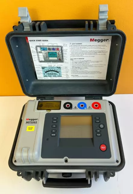Megger MIT520-2 5 kV, 10 nf  to 50 uf, Insulation Resistance Tester. Tested!