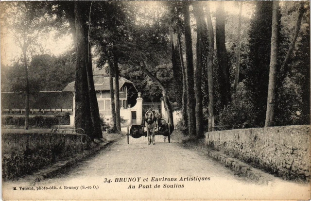CPA Brunoy Au Pont de Soulins FRANCE (1370503)