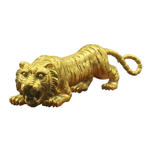 Figurine année tigre Ornement de tigre du zodiaque chinois
