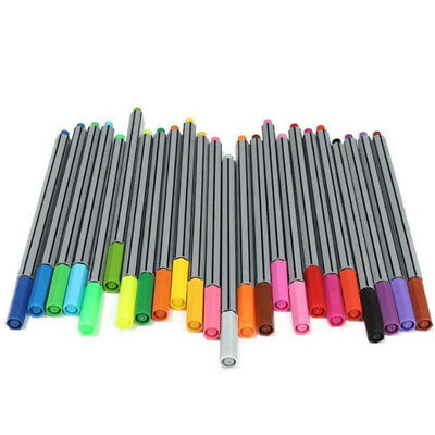 Marcadores de punta de lápiz de dibujo de líneas finas de color 0,4 mm perfectos para proyectos de arte de libros-CJ
