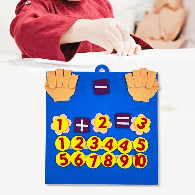 Boulier en bois pour enfants, cadre de calcul mathématique en bois pour