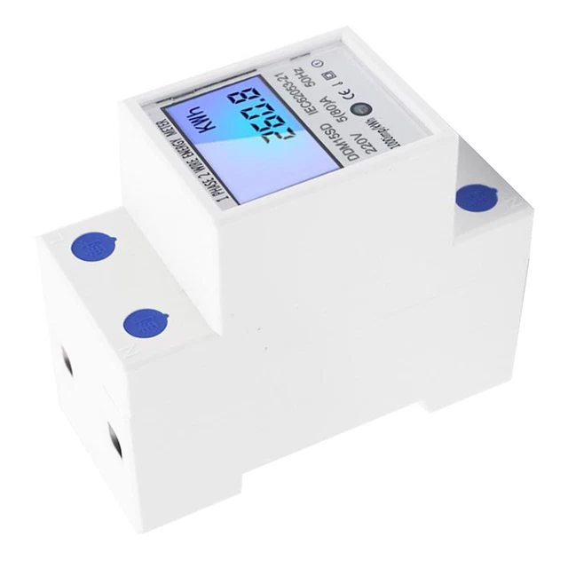 VOLTAGE AND CURRENT Meter Electricity Monitor Lcd Display Din-rail ...
