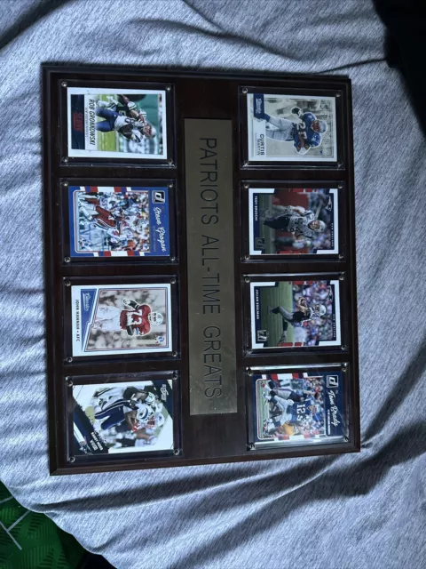 New England Patriots All Time Greats Plaque