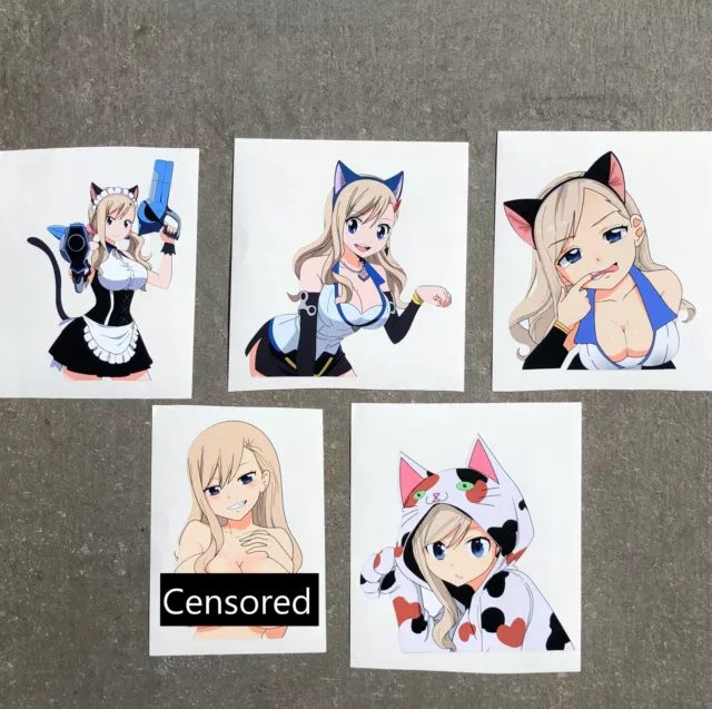 rebecca bluegarden stickers Eden Zero Hermit Mio Cat Girl Fairy Tail Anime