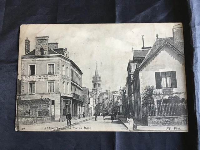 CPA 61 Orne Alençon Rue du Mans