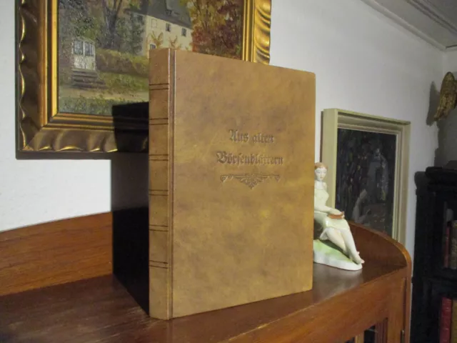 BUCHHANDEL+BÖRSENBLATT 1834-1945 Buchwesen Bibliophilie Buch LEDER HANDEINBAND