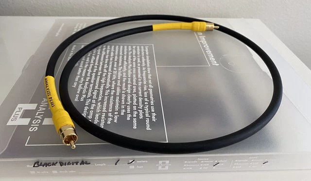 Analysis Plus Black Digital Cable 1.0m Analysis Plus Black Digital Cable 1.0m