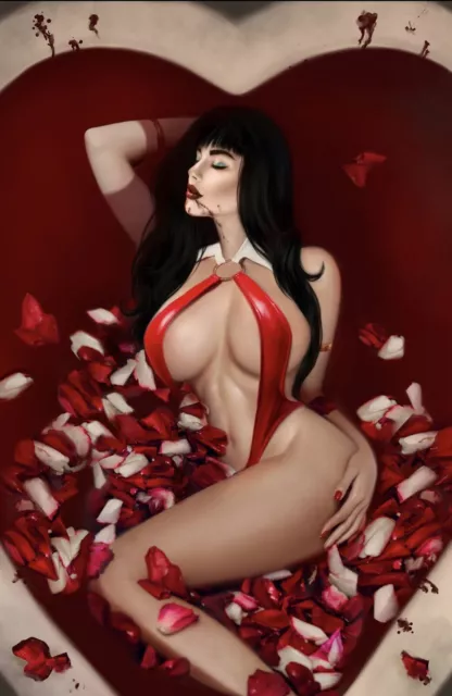 Vampirella Valentines Special 1 Color Virgin Variant Ltd 214 Piper Rudich Rare