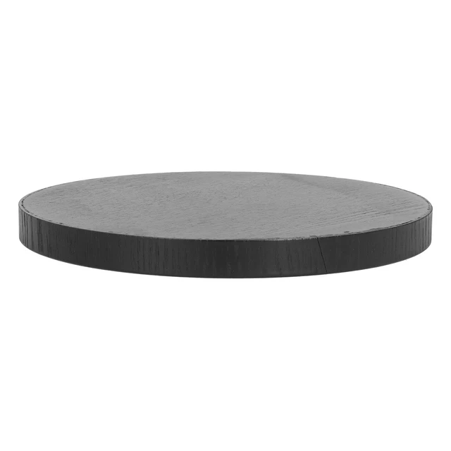 Présentoir Rond En Bois D'acacia 23 Cm – Plateau De Service Sur Pieds