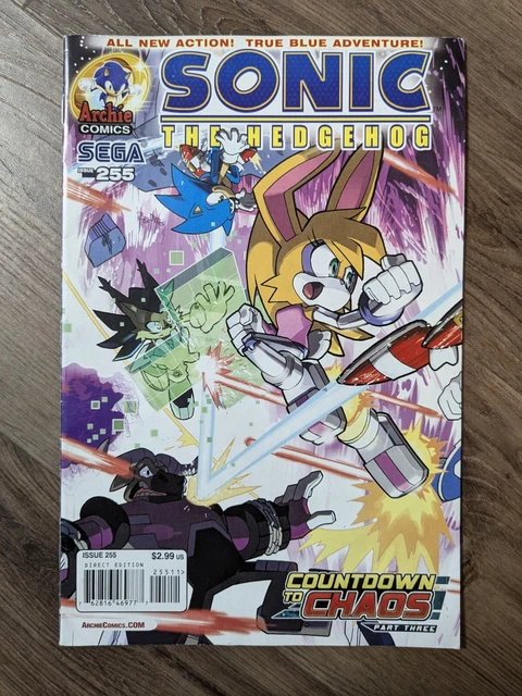 SONIC THE HEDGEHOG #255 Comic - Countdown To Chaos Pt. 3 - We Combine ...