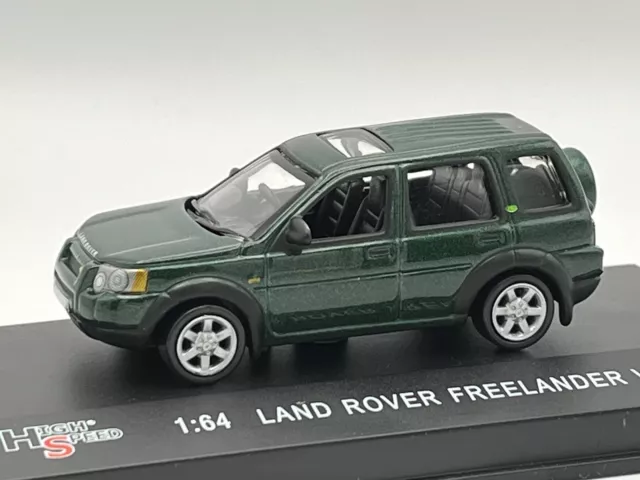 Highh Speed/Schuco '03 Land Rover Freelander V6 in Grünmetallic 1/64 3inch OVP