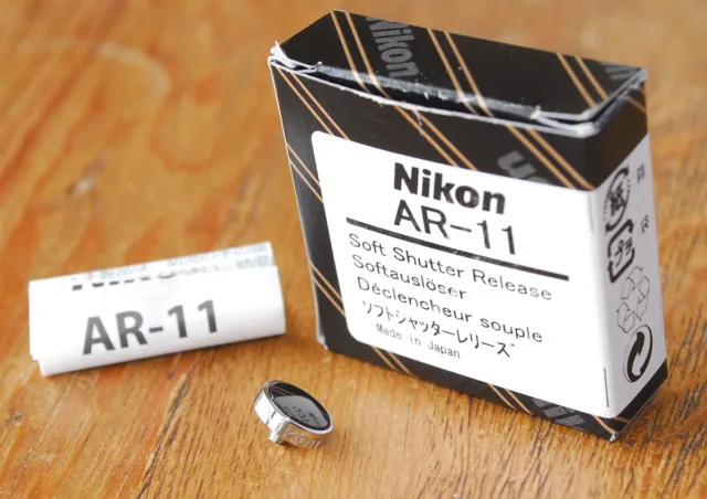 Liberación de obturador suave Nikon AR-11 en caja para el cuerpo de la cámara digital DF NUEVO DE LOTE ANTIGUO