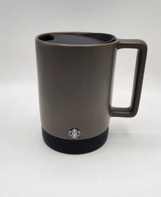 2011 Starbucks termo Ceramic Travel Tumbler Coffee Mug With Lid 10oz To Go  Cup