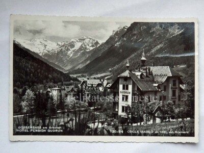 COLLE ISARCO Hotel Gudrun Brennero Alto Adige vecchia cartolina 