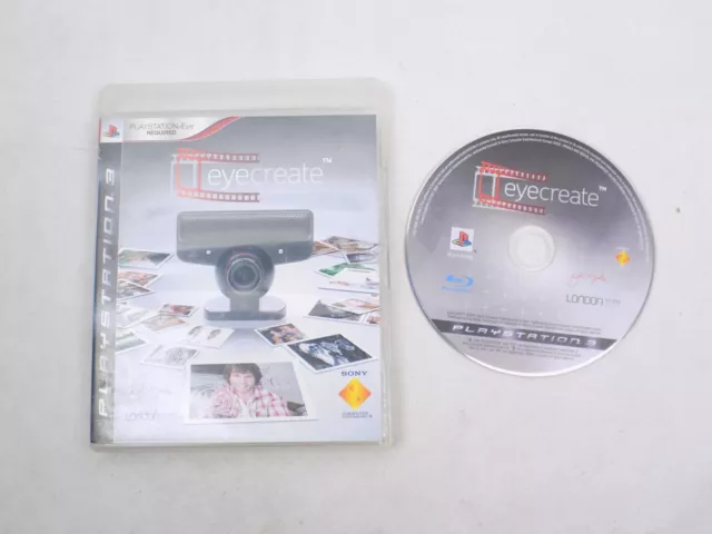 Mint Disc Playstation 3 Ps3 Eye Create - No Manual Free Postage