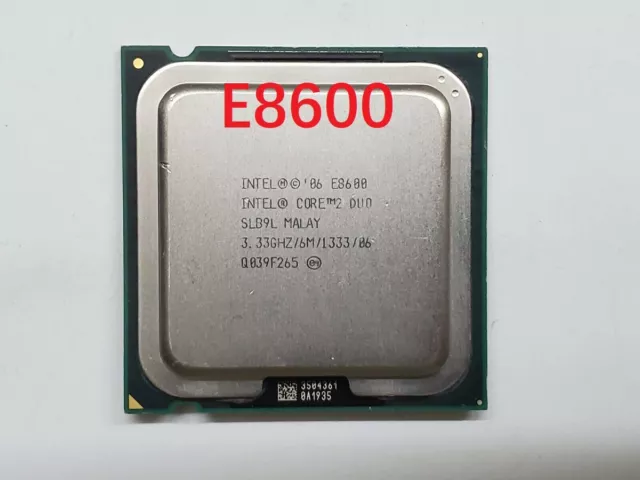 Intel Core2 Duo E8600 CPU SLB9L 3.33GHz LGA775 Dual-Core Desktop Processor 9#