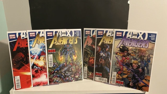 The Avengers A vs X 6 Comic lot 25,26,27,28,29,30 Marvel 2012