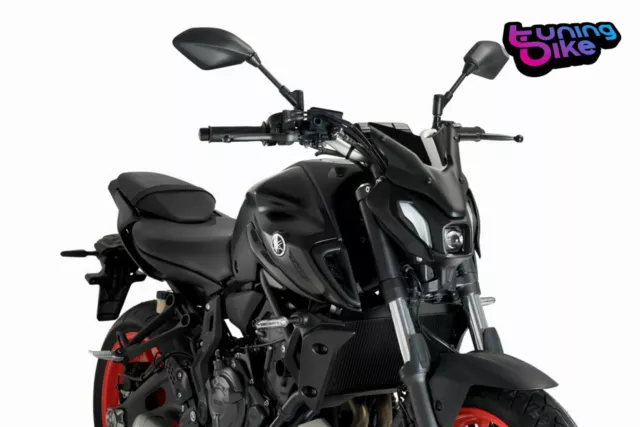 Puig Cupolino Naked N.g. Sport Plus Per Yamaha Mt-07 2021 Nero