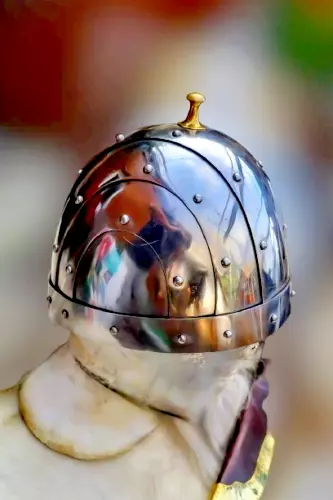 18GA SCA LARP Medieval Byzantine Helmet Viking Helmet Limited Edition