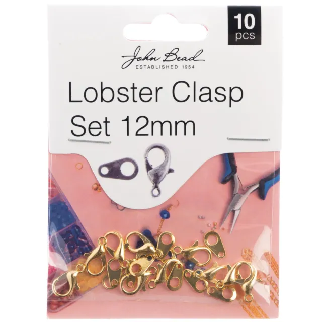 https://www.picclickimg.com/VMgAAOSwaTtlk2ev/John-Bead-Lobster-Clasp-Set-12mm-10-Pkg-Gold-1401013.webp