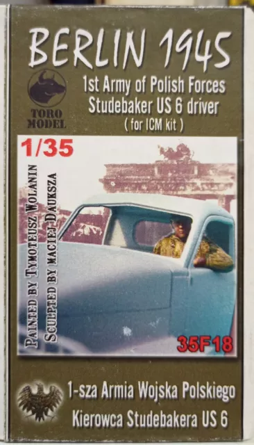 MODELLISMO - 1st Army Polish Forces Studebaker driver  -  Toro ModelScale 1/35