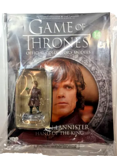 TYRION LANNISTER (Hand of the King) GAME OF THRONES EAGLEMOSS COLLECTION. 14+MAG