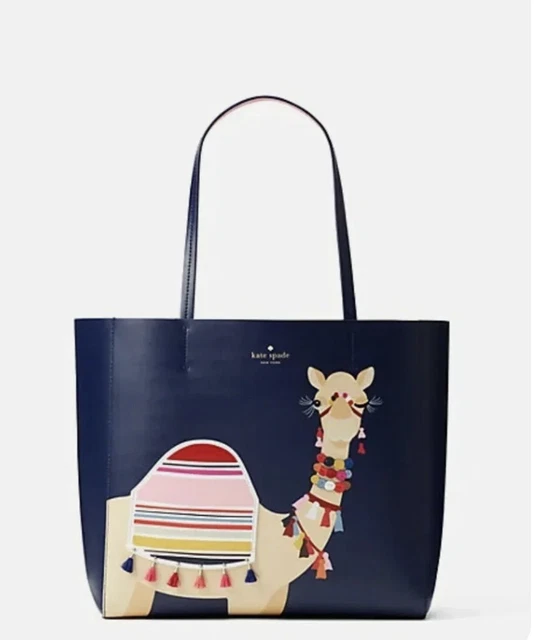 Kate Spade New York navy pink Camel Luvvie Tote Handbag NWT! Kate Spade New York navy pink Camel Luvvie Tote Handbag NWT!