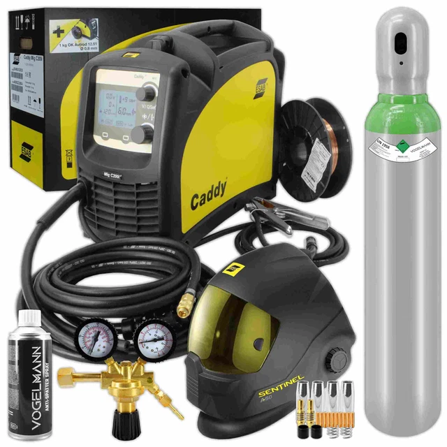 ESAB CADDY® MIG C200i Inverter Schweißgerät MIG/MAG 200A Qset™ - set nr ...