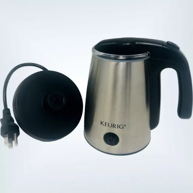 Keurig One-Touch Stainless Steel Electric Milk Frother Model MF-02 - Cup No  Base