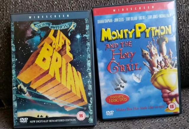 MONTY PYTHON DVD X2 - Life of Brian & Monty Python and The Holy Grail £ ...