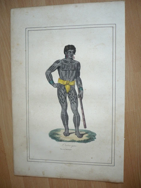 Gravure 1860 Orenoque Enezuela Colombie Amerique Du Sud