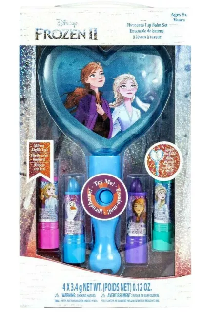 Disney Frozen II Mirror with Flavoured Lip Balm Set BRAND NEW