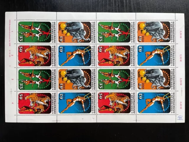 DDR, MiNr. 2985 DV WPD 2 kompletter Bogen FNr. 2 postfrisch Druckvermerk [DDB298