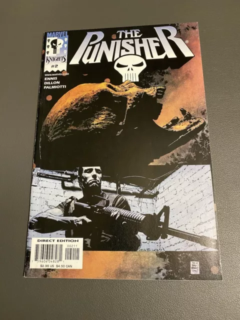 Punisher #2 Garth Ennis & Steve Dillon 2000 Marvel Knights FN