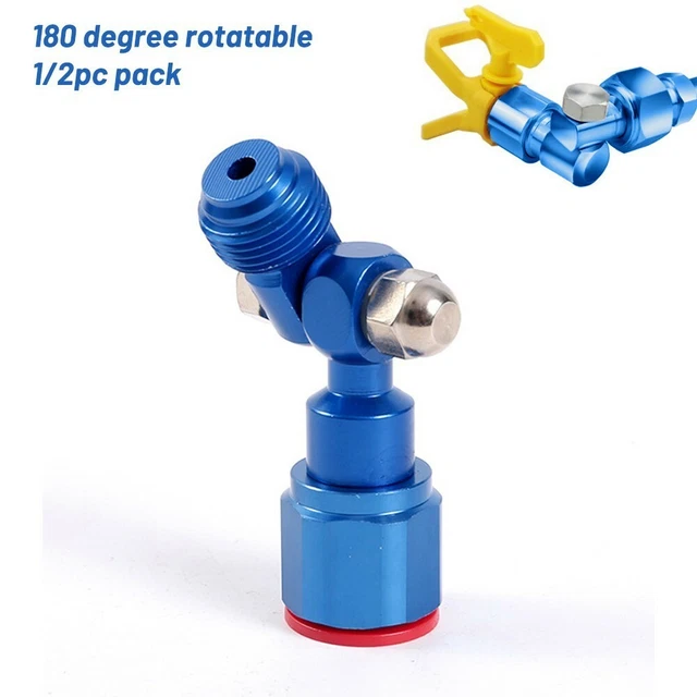 Alliage 7/8 F-7/8 M ， 1/2pcs sans Air Bec Spray Connecteur Joint Argenté