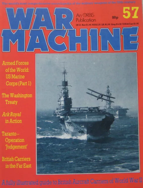 War Machine Orbis magazine Issue 57 British Aircraft Carriers of World War II