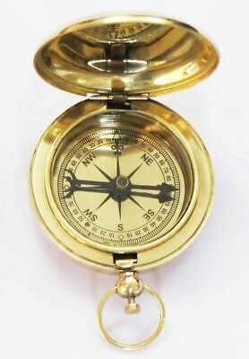 maritime vintage look working nautical directional pocket compass