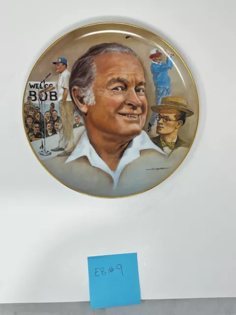 1982 Limited Edition Bob Hope Plate Thanks for the memories w/ COA plate # 1704