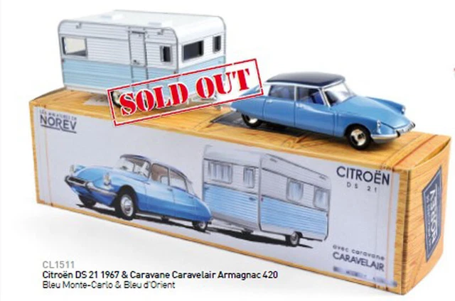 Caravane Digue et Cie Norev au 1/43 - Collection