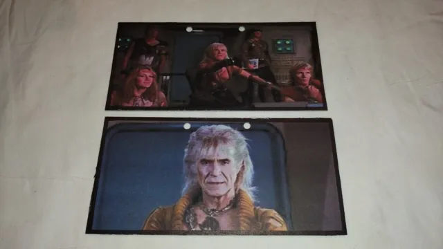 Custom 1975 MEGO STAR TREK USS Enterprise Bridge Screen Boards Set Wrath Of Khan