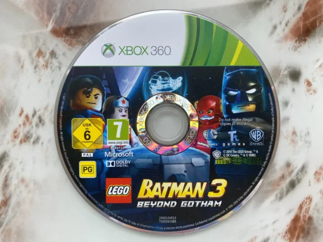 Lego Batman 3 Beyond Gotham PAL Xbox 360 INCOMPLETE - FREE SHIPPING ✅.
