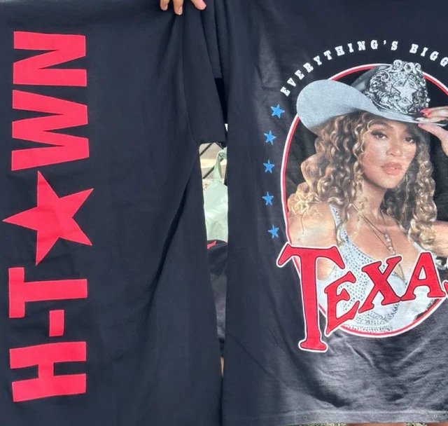 Beyoncé Cowboy Carter Tour 2025 Reprint T-Shirt – Unisex Black, Size 2XL (Gildan 5000)