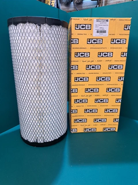 JCB Backhoe Air Filter Element – Main – Fits 3CX, 1400B, 215, 217 – Part 32/925682