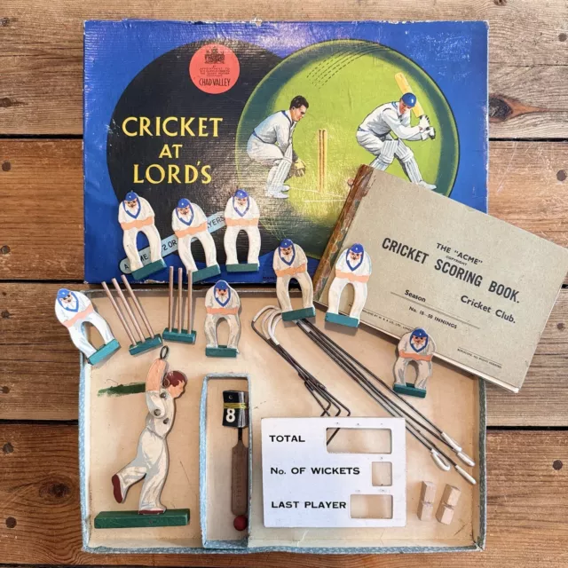 Vintage Chad Valley Cricket At Lords Game 1950’s