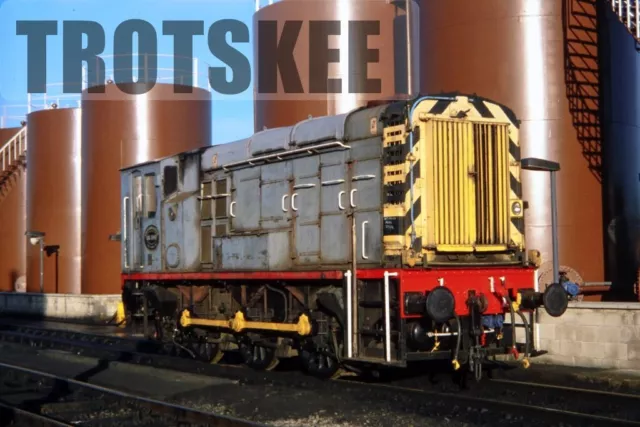 35mm Slide BR British Rail Diesel Loco Class 08 08994 Toton Depot 1999 Orig