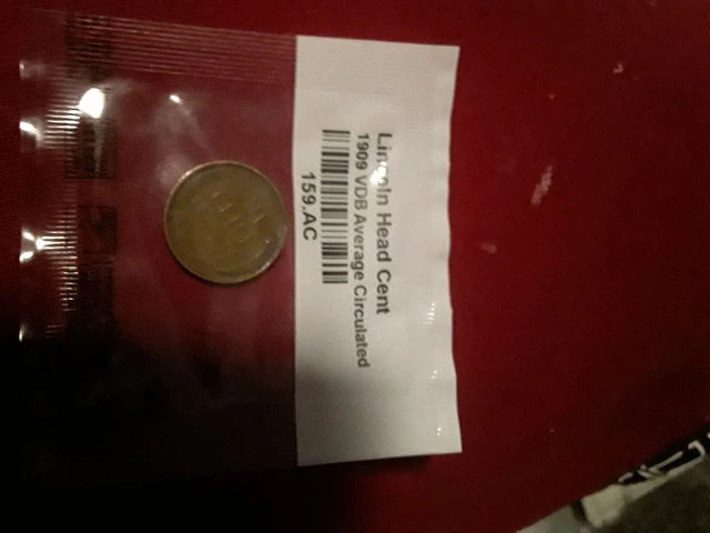 1909 VDB Lincoln Head cent Average Circulated  great condition. 