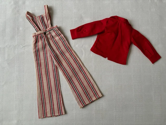 Tenue Vintage Pour Poupée Cathie Bella - Année 1977 - Très Bon état