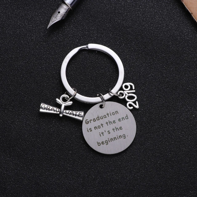 2019 Graduation Hanging Pendant Keychains Metal Keychain Key Chain 8