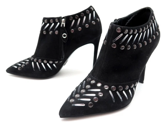 Bottines Guess - Talons Hauts Compensés En Daim Noir - Pointure 36 - Très Bon État